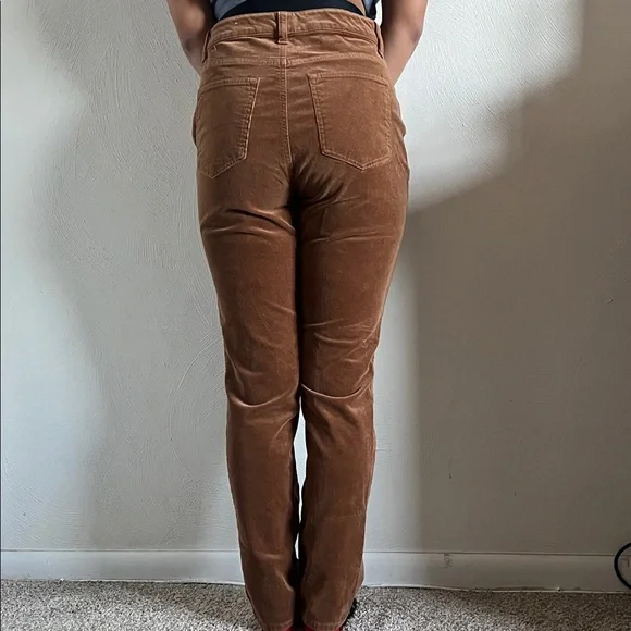 Talbots Corduroy Straight Leg Pant - Picture 4 of 14